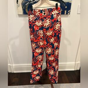 LA DoubleJ Hendrix MoonFlower Red and Blue Patterned Garment